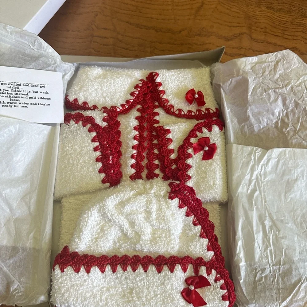Wash cloths (joke baby gift)